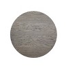 48" 5pc Molly Round Dining Set Gray - Steve Silver Co.: Upholstered Chairs, Pedestal Table, Modern Style - 4 of 4