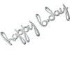 LoonBalloon 76 Inch Large Silver 'Happy Bday' Letter Balloon - Air-Inflatable - 2 of 2