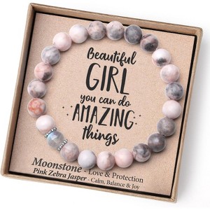 Natural Crystal Bracelets-Love/Encouragement-Handmade Cute Gifts - 1 of 4