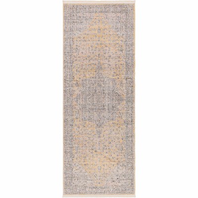 Hauteloom Misa Mustard & Gray Area Rug