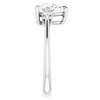 Pompeii3 1 1/4Ct Pear Shape Lab Created Diamond Engagement Ring White Yellow or Rose Gold - 4 of 4