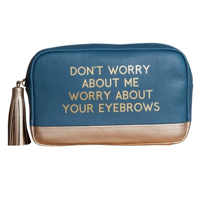 Eyebrow Cosmetic Bag Faux Leather