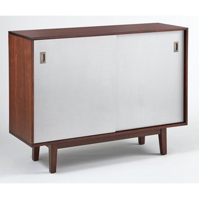 Menlo Console Table with Reversible Sliding Doors - angelo:Home
