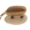 Unique Bargains Round Coin Purse Wallet Brown 1 Pc - 4 of 4