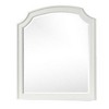 Royal Hampton Dresser Mirror, Beveled Glass, Classic Antique White Solid Wood, 40x42 - 2 of 4