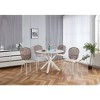 Kumasinova 4-Peice Modern Dining  Chairs, Comfortable Upholstered Sennit Chair, Durable Kitchen Chairs for Dining Room, Stylish Dining Room Chairs - 4 of 4