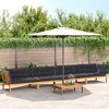 vidaXL Patio Pallet Sofa Set - Acacia Wood, 5-Piece with Cushions, Modular Design for Garden/Patio - 2 of 4