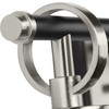 Progress Lighting Cassell 3-Light Vanity Fixture, Brushed Nickel/Matte Black, Clear Glass Shades, Damp Rated - 3 of 3