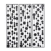 Metal Geometric Wall Decor with Round Mirror Accents Set of 3 Black - Olivia & May: Luxury Glam Style, Iron Frame, Indoor Use - 4 of 4