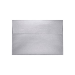 LUX A10 Invitation Envelopes (6 x 9 1/2) 50/Pack Silver Metallic (4590-06-50) - 1 of 2