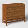 Tachuri Geometric Front 2 Door Cabinet Brown - Threshold™ - image 3 of 4
