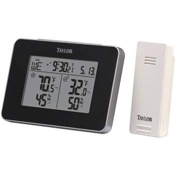 Taylor Indoor/outdoor Digital Thermometer w/Barometer & Timer TAP1733
