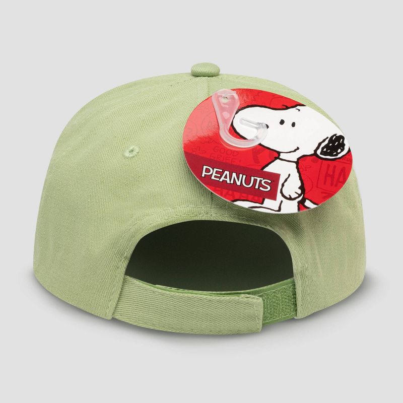 Toddler Boys&#39; Snoopy Peanuts Baseball Hat - Green, 2 of 5