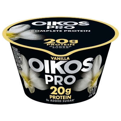 Oikos Pro Vanilla Greek Yogurt - 5.3oz
