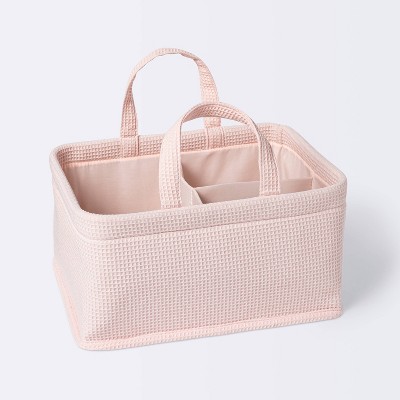 Woven Diaper Caddy with Dividers - Cloud Island™ Natural Woven