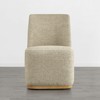 Spruce&Spring Modern Dining Chairs with Casters&Wood Base - 4 of 4