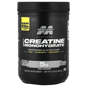 MuscleTech Platinum 100% Creatine, Unflavored, 14.11 oz (400 g) - 1 of 4