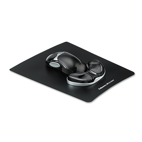 Fellowes Gel Gliding Palm Support w/Mouse Pad Black 9180701 - image 1 of 2