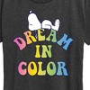 Women's - Peanuts - Dream In Color Short Sleeve Graphic T-Shirt - 2 of 4