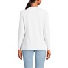 Lands' End Women's Long Sleeve Cotton Interlock Crew T-Shirt - 2 of 3