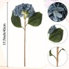 REGALWOVEN Wedding Home Decor Hydrangea Artificial Silk Flowers 17.7" 6 Pcs - 4 of 4