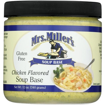 Mrs Millers Chicken Flavored Soup Base - 6 pack, 12 oz