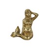 Cheung's Ceili Golden Cast Iron Mermaid Statue - 4 of 4