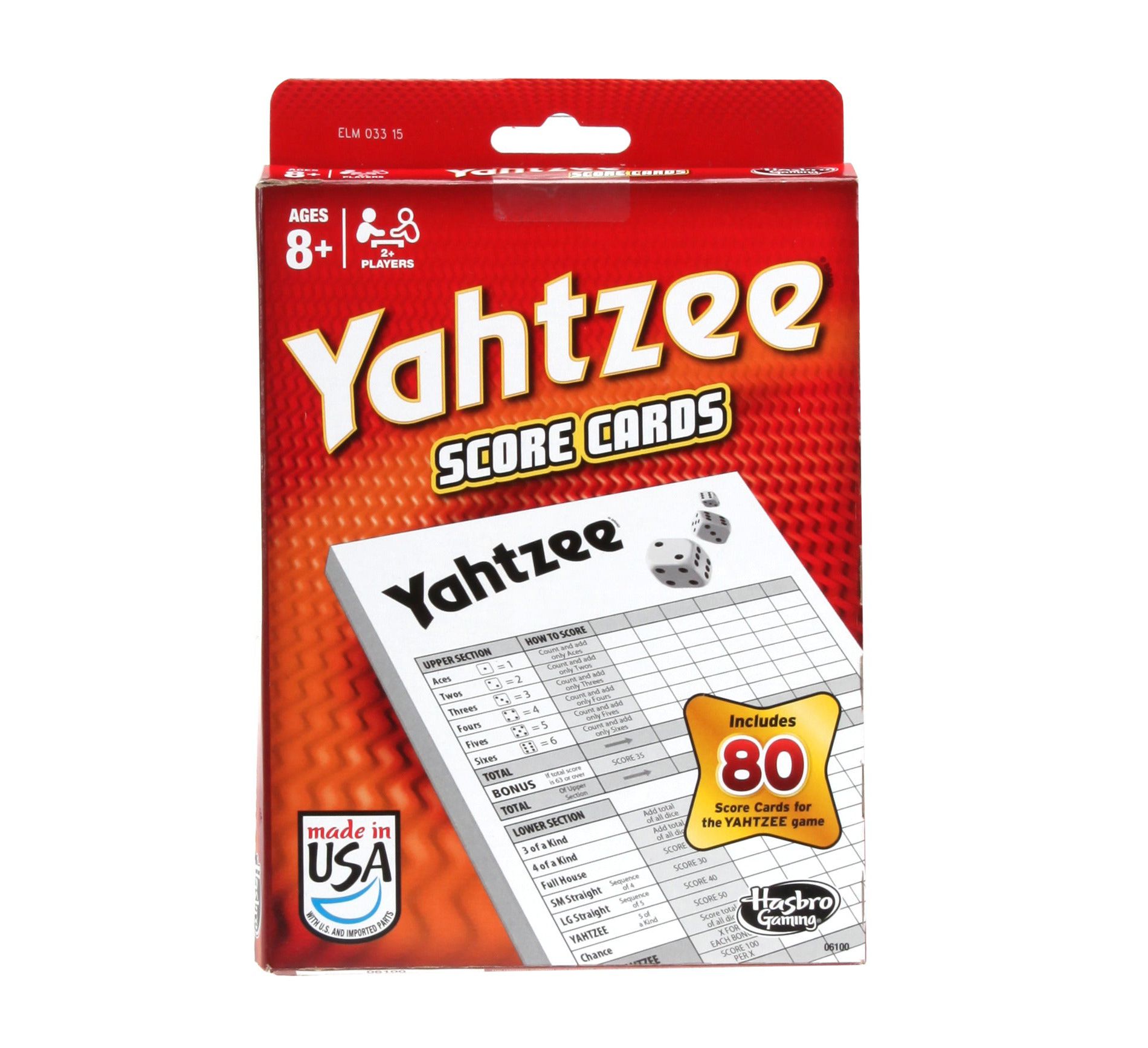 Yahtzee Score Pads