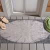 Courtyard Dokupa CY8893 UV & Stain Resistant Non-Shedding Power Loomed Indoor/Outdoor Rugs - Safavieh - 2 of 4