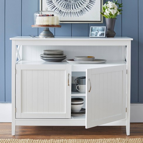 Side buffet on sale table white