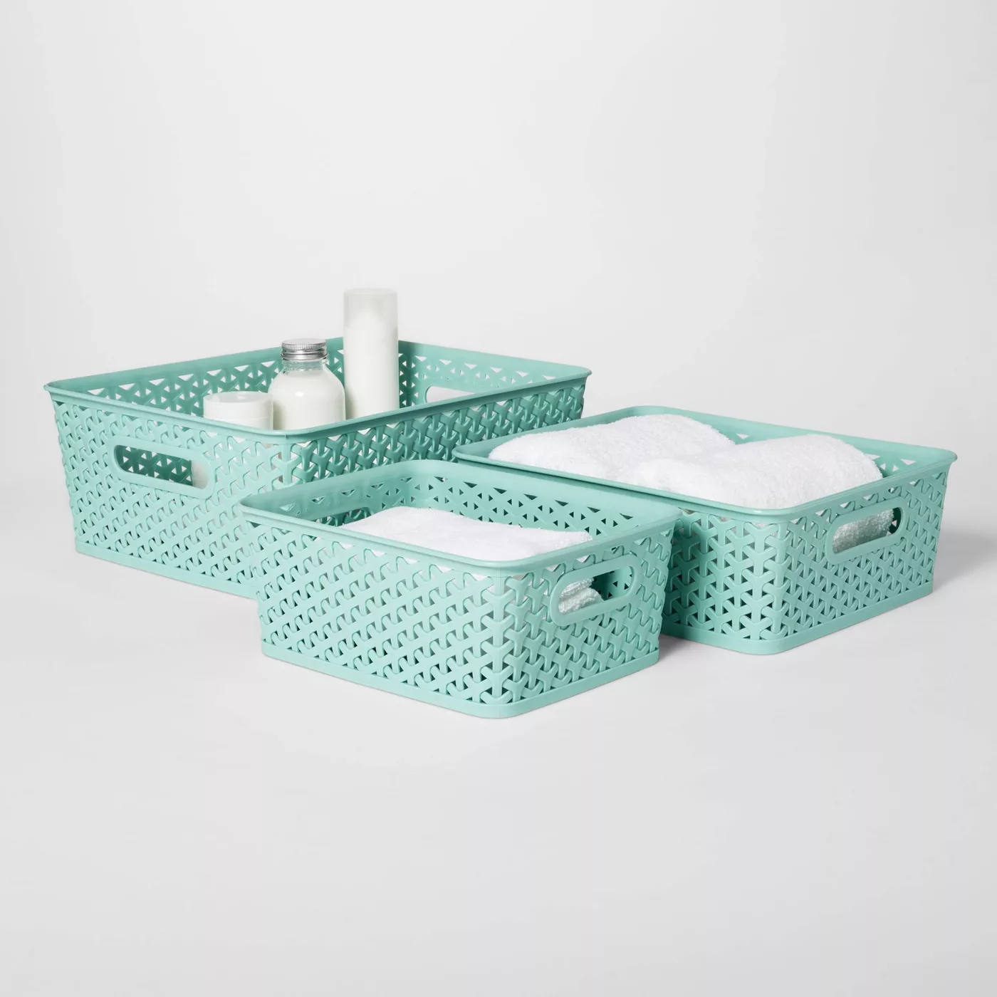3pc Y-Weave New Medium Value Pack Jade Green 5"x11" - Room Essentials™ - image 2 of 3