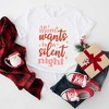 Simply Sage Market Women's Mom Wants A Silent Night Short Sleeve Graphic Tee - 3 of 4