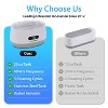Magnasonic Ultrasonic Jewelry Cleaner Machine, 20oz Tank for Rings, Necklaces, Glasses, Watches, & Dentures - White - 2 of 4