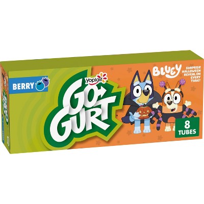 Yoplait Go-Gurt Strawberry and Blueberry Kids' Yogurt Tubes - 2oz/8ct