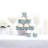 Big Dot of Happiness Blue Daisy Flowers - Floral Party Decorations - Party Cupcake Wrappers - Set of 12 - 2 of 4