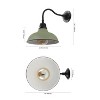 JONATHAN Y Aurora Farmhouse Industrial Indoor/Outdoor Iron LED Gooseneck Arm Outdoor Sconce - 4 of 4