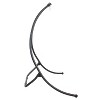 Sunnydaze Steel Outdoor Hammock Chair Stand with Curved Legs - Black - 84" - 4 of 4