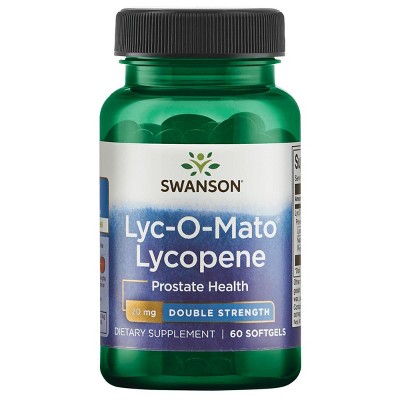 Swanson Lyc-O-Mato Lycopene - Double Strength 20 mg 60 Softgels.