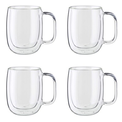 Sorrento 12 oz Glass Coffee Mug set — Relish Kitchen Store