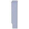 vidaXL MDF Radiator Cover Gray 80.7" - 4 of 4