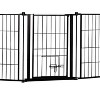 Carlson Weatherproof Outdoor Super Gate for Dog Crate - Black - 2 of 4