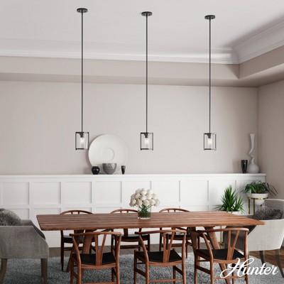 Astwood Matte Black Glass Mini Pendant Light