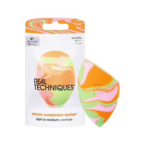 Real Techniques Mini Miracle Complexion Sponges, Small Makeup Blending  Sponges, For Foundation & Concealer, Mini Size for Under Eyes & Touch-Ups