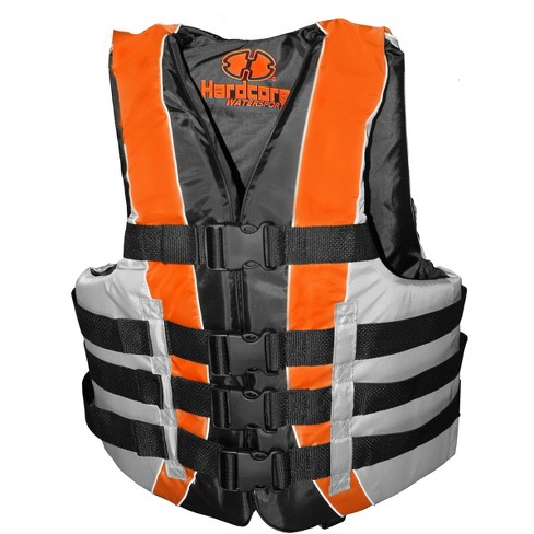 Hardcore High Visibility USCG Approved Life Jackets for Adults | Fully Enclosed