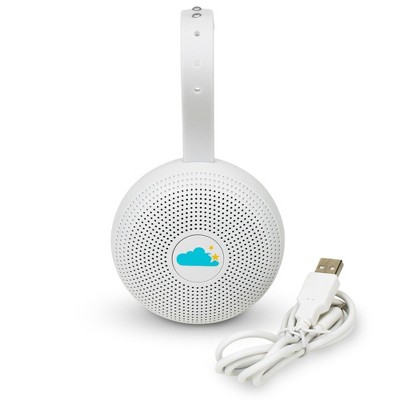 Yogasleep Hushh+ White Rechargeable Travel Sound Machine with Night Light