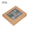 Unique Bargains Durable PE Realistic Appearance Mini Artificial Flower Heads 2.8 x 9.3 Inch 25 Pcs - 3 of 4