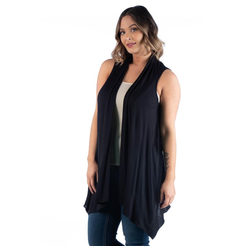 Open Front Plus Size Cardigan, 2 of 5