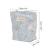 Unique Bargains Versatile Embossment Flower Handheld Makeup Bag 1 Pc - 2 of 4