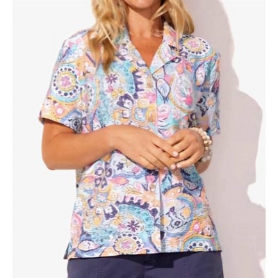 Women's Paisley Camp Shirt - ESCAPE BY HABITAT