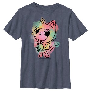 Boy's Gabby's Dollhouse Colorful Pandy Paws T-Shirt - 1 of 3